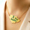 "Azna Btabana" Saudi Map Necklace