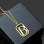 Silver Letter Necklace - N1103