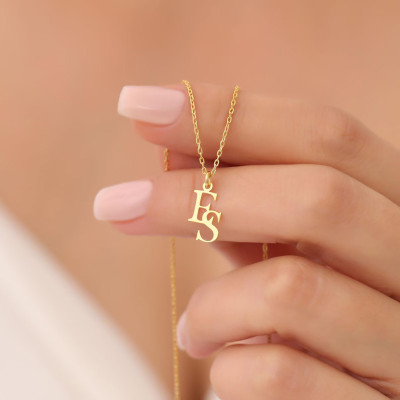 Silver Letter Necklace - N1104