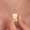 Cat Necklace – A Touch of Cuteness for Your Daughter’s Look - N5100