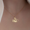 Silver Necklace Bird – A Touch of Nature's Serenity - N4102