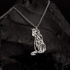 Silver Cat Necklace – Your Attitude, Styled! - N4103