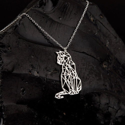 Silver Cat Necklace – Your Attitude, Styled! - N4103
