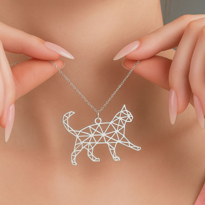 Silver Cat Necklace – Your Attitude, Styled! - N4103