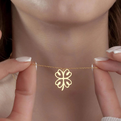 Interconnected Hearts Necklace - N4104