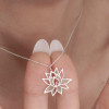 Silver Necklace with the Enchanting Eternity & Balance Symbol - N3101