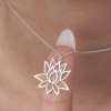 Silver Necklace with the Enchanting Eternity & Balance Symbol - N3101