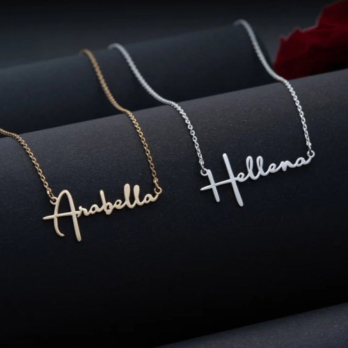 Signature Name Necklace – A Personal Touch of Elegance - N1117