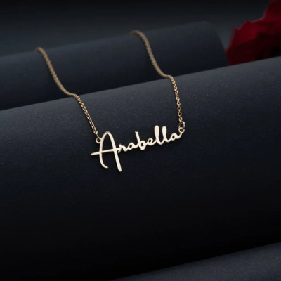 Signature Name Necklace – A Personal Touch of Elegance - N1117