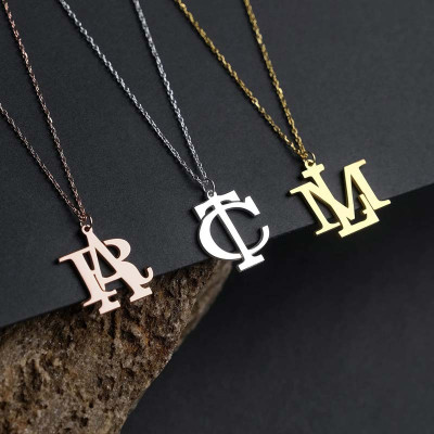 Silver Letter Necklace - N1104