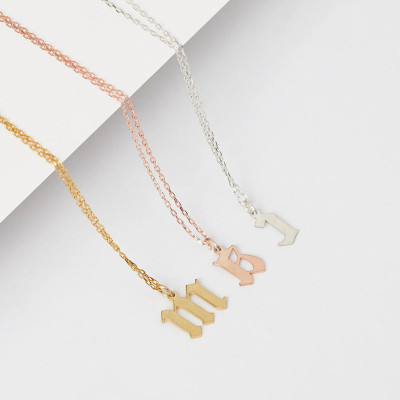 Initial Letter Necklace – A Stylish Expression of You - N1110