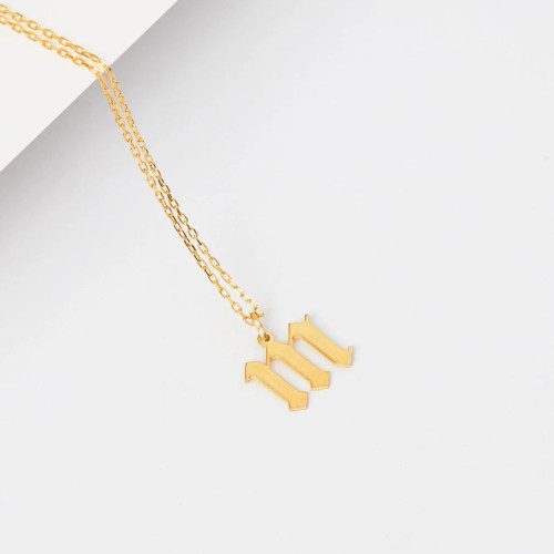 Initial Letter Necklace – A Stylish Expression of You - N1110