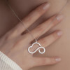 Cloud Necklace – Lightness, Purity & Infinity - N4100