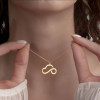 Cloud Necklace – Lightness, Purity & Infinity - N4100