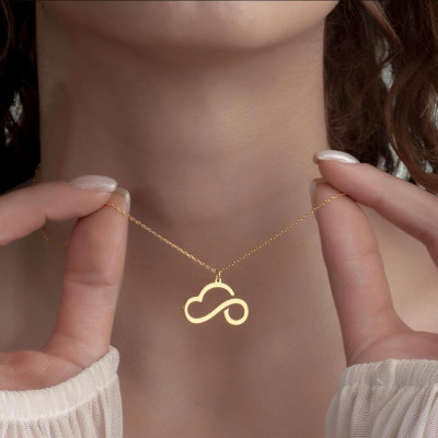 Cloud Necklace – Lightness, Purity & Infinity - N4100