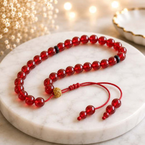 Natural 8 agate Rosary 8mm