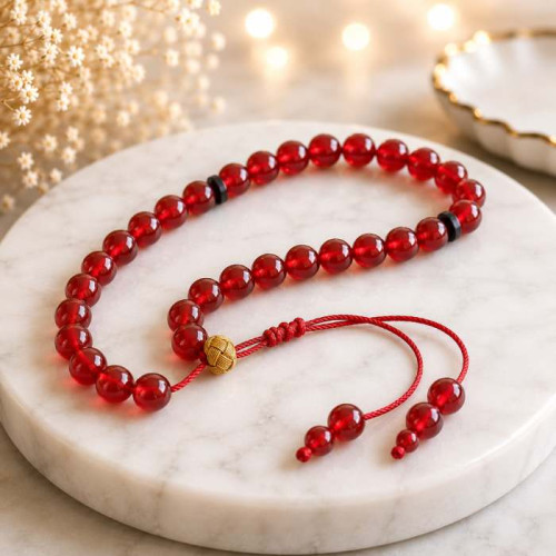 Natural 8 agate Rosary 8mm