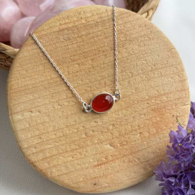 925 Silver Natural Agate Pendant