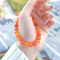 8mm Natural carnelian Agate Bracelet
