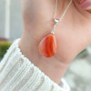 925 Silver Natural Agate Pendant