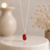 925 Silver Natural Agate Pendant