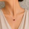 925 Silver Natural Agate Pendant