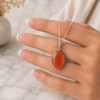 925 Silver Natural Yemeni Agate Pendant