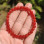 6mm Natural Red Agate Bracelet
