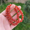 8mm Natural Red Agate Bracelet 8mm Natural Red Agate Bracelet