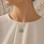 925 Golden Plated Silver Amazonite Stone Pendant