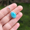 925 Sterling Silver Amazonite Stone Pendant 925 Sterling Silver Amazonite Stone Pendant