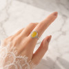 925 Silver Natural Baltic Amber Ring