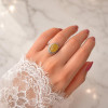 925 Silver Natural Baltic Amber Ring