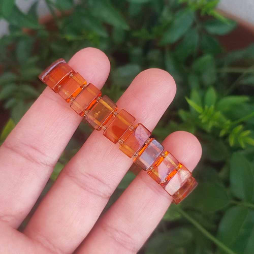 Natural Baltic Amber Bracelet - Special Cut Natural Baltic Amber Bracelet - Special Cut