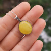 925 Silver Natural Baltic Amber Pendant