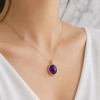 925 Silver Natural Amethyst Pendant