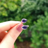925 Silver Natural Amethyst Stone Ring 925 Silver Natural Amethyst Stone Ring