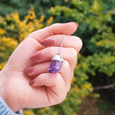 Natural Amethyst Pendant