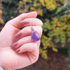 925 Silver Natural Amethyst Pendant 925 Silver Natural Amethyst Pendant