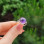 925 Silver Natural Amethyst Stone Ring