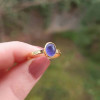 925 Silver Natural Amethyst Stone Ring 925 Silver Natural Amethyst Stone Ring
