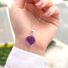 925 Silver Natural Amethyst Pendant 925 Silver Natural Amethyst Pendant