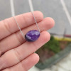 925 Silver Natural Amethyst Pendant 925 Silver Natural Amethyst Pendant