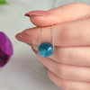 925 Silver Natural Apatite Stone Pendant