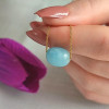 925 Silver Natural Aquamarine Stone Pendant 925 Silver Natural Aquamarine Stone Pendant
