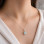 925 Silver Natural Aquamarine Stone Pendant
