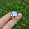 925 Silver Natural topaz Stone Ring 925 Silver Natural topaz Stone Ring