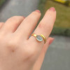 925 Silver Natural Aquamarine Stone Ring 925 Silver Natural Aquamarine Stone Ring