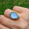 925 Silver Natural topaz Stone Ring 925 Silver Natural topaz Stone Ring