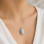 925 Silver Natural Aquamarine Stone Pendant